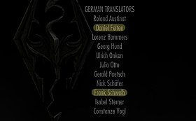 Deutsche Übersetzer von Skyrim
