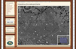Promobild der interaktiven Karte für Skyrim
