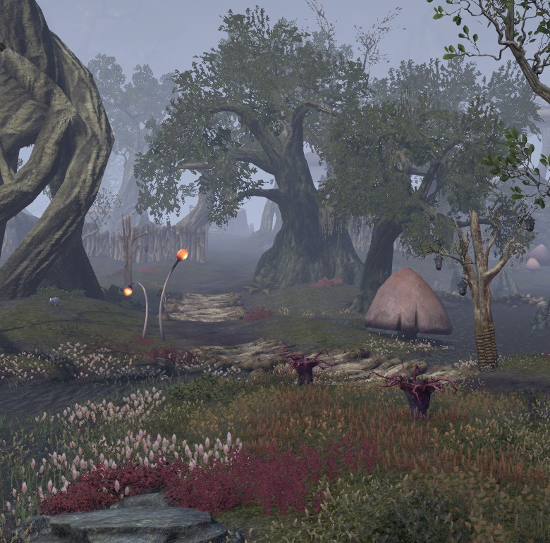 Der gewundene Pfad schlängelt sich wie eine Schlange durch das Tal