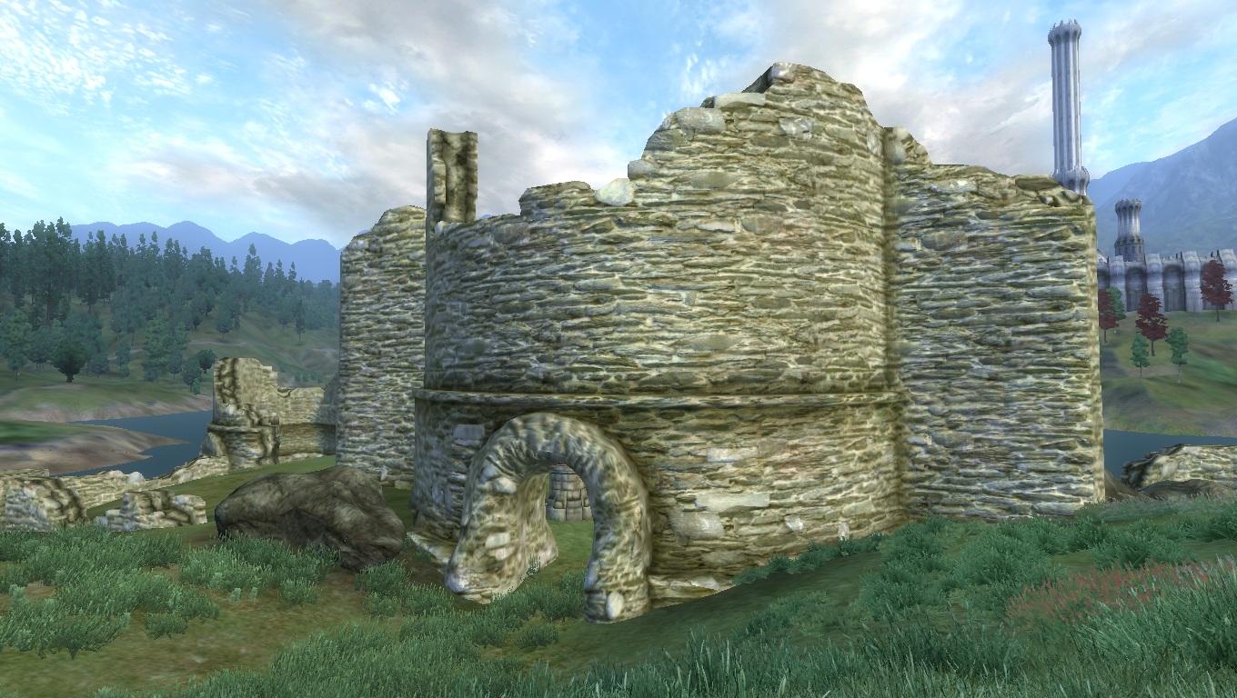 Die Reste der Festung
