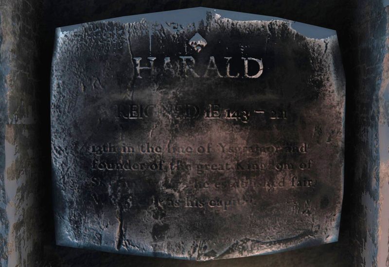 Datei:Königstafel Harald der Handlose.jpg