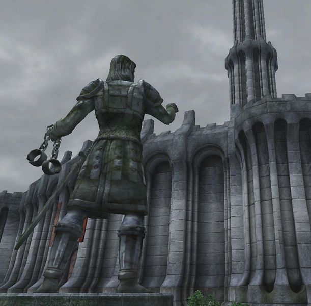 Datei:OBL Morihaus-Statue - Weißgoldturm.jpg