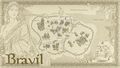 Darstellung auf einer Karte Bravils