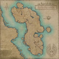 Karte Auridons aus der Zweiten Ära