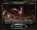 Der Auswahlbildschirm für die Chaos-Arena