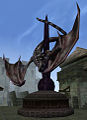 Die Drachenstatue in Ebenherz