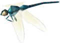 Eine blaue Libelle aus Himmelsrand