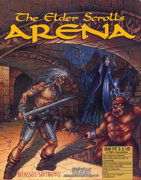 Datei:TES I Arena-Frontcover (franz.).jpg