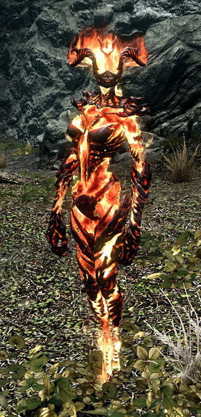 Datei:Skyrim Flammen Atronach.jpg