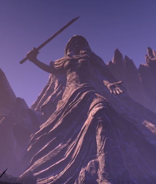 Datei:ESO Drachenstern-Arena - Statue.jpg